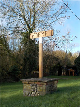 Tattersett hamlet sign